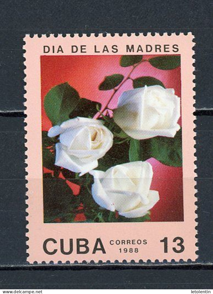 CUBA -  ROSE  N°Yt 2837** - Ongebruikt