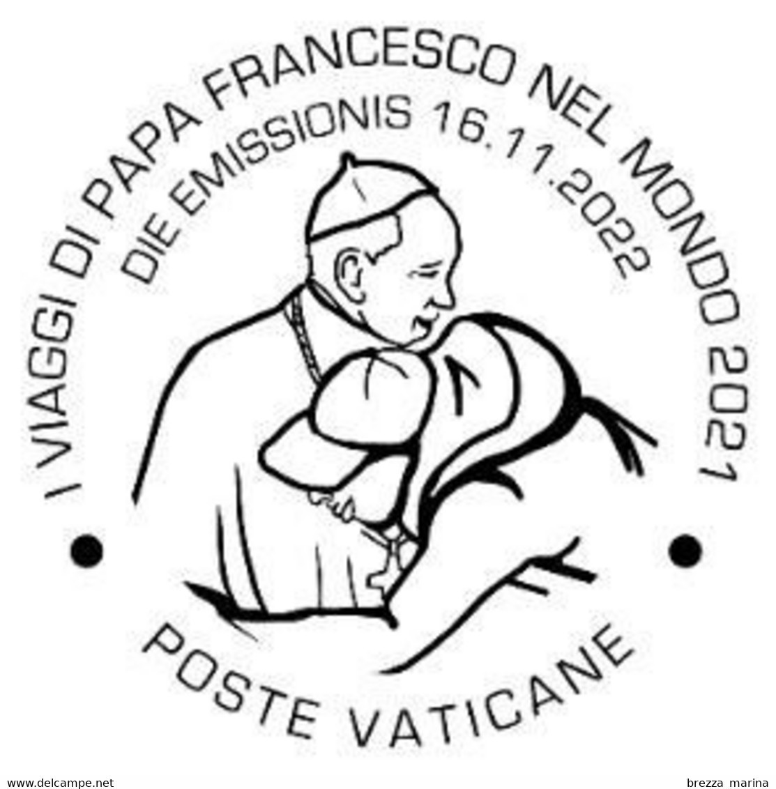 Nuovo - MNH - VATICANO - 2022 - I Viaggi Di Papa Francesco Nel 2021: Iraq, Slovacchia, Cipro E Grecia – 1.25 - Blocs & Feuillets