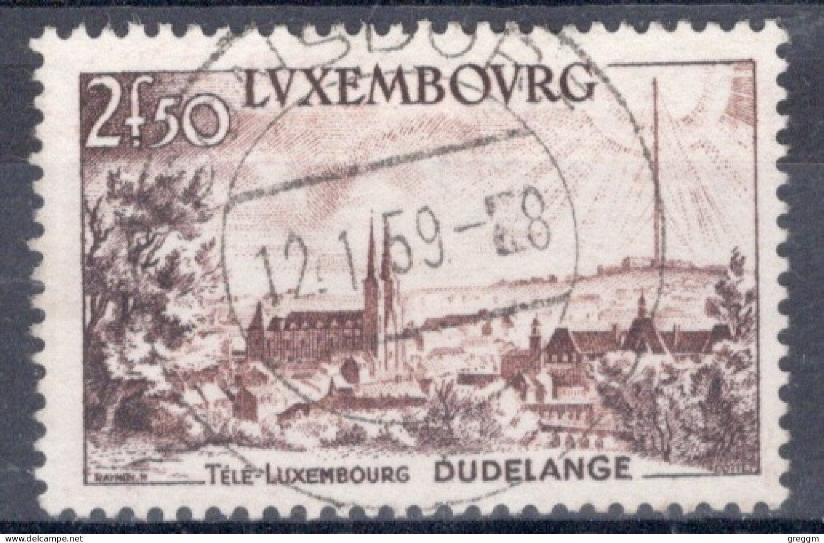 Luxembourg 1948 Single Stamp For Landscape In Fine Used - Oblitérés