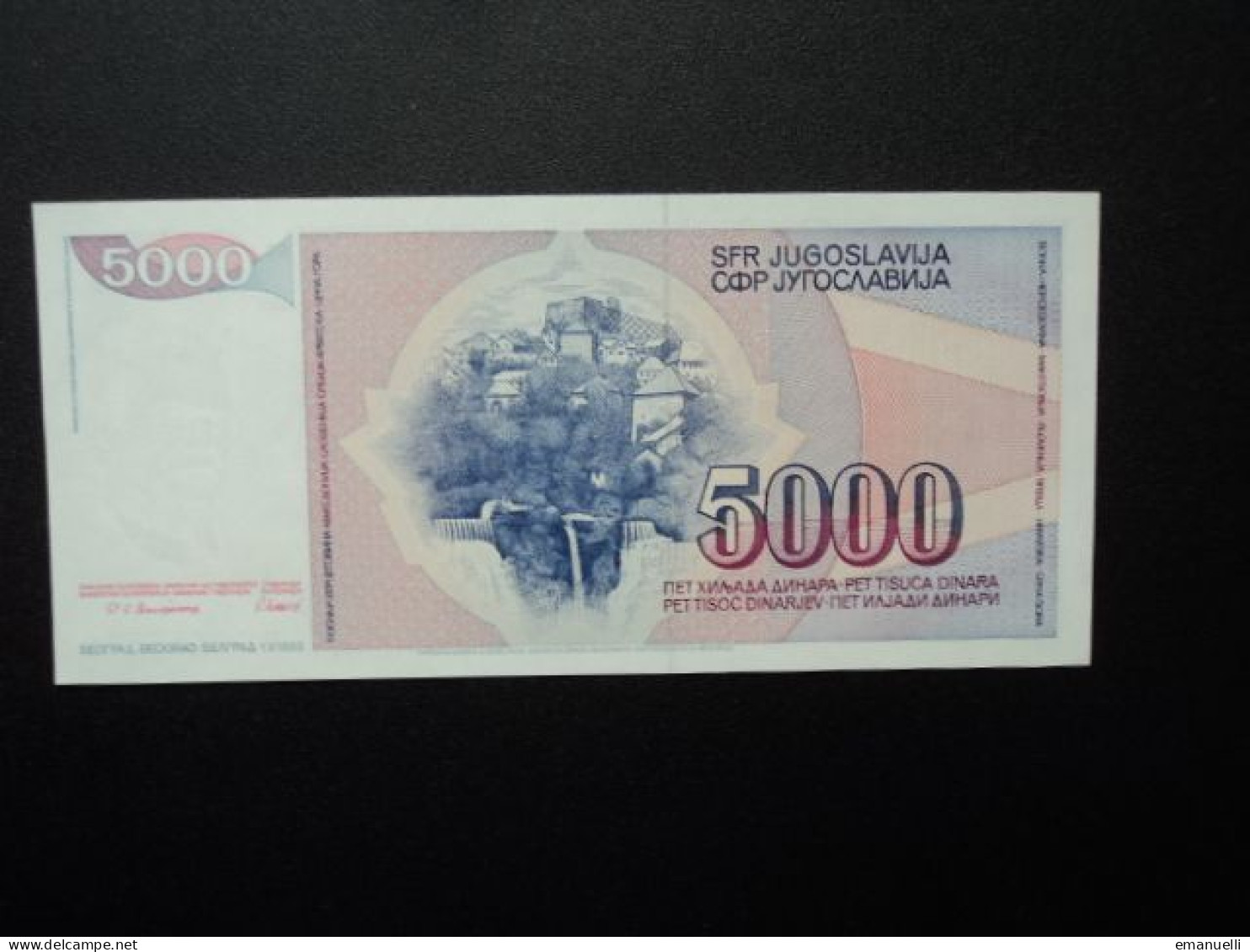 YOUGOSLAVIE : 5000 DINARA   1.5.1985     P 93a       NEUF - Yugoslavia