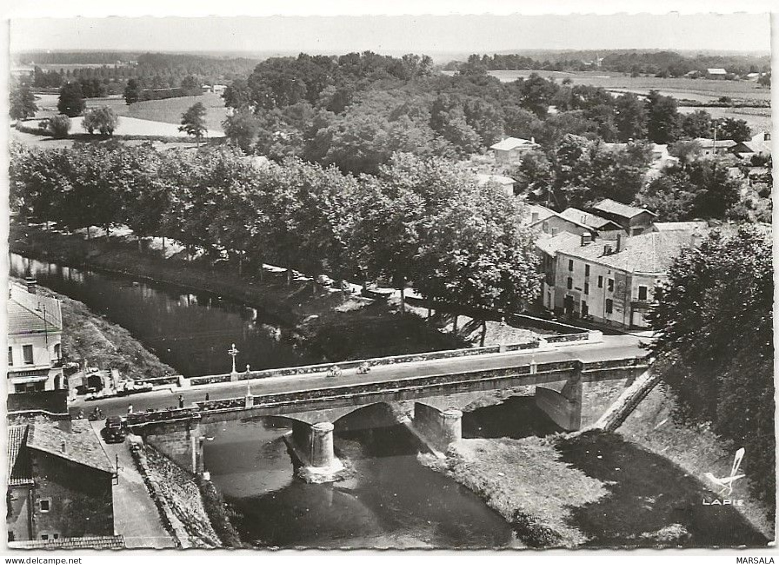 CPSM Tartas  Pont Sur La Midouze - Tartas