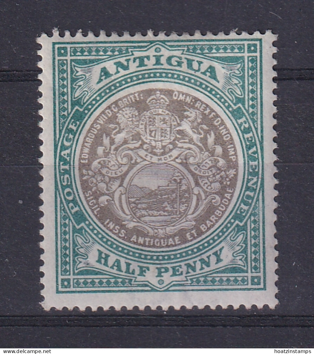 Antigua: 1903/07   Badge   SG31    ½d    MH - 1858-1960 Crown Colony