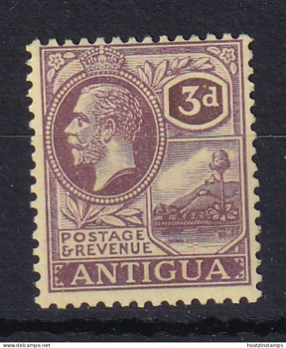 Antigua: 1921/29   KGV    SG74    3d      MH - 1858-1960 Kolonie Van De Kroon