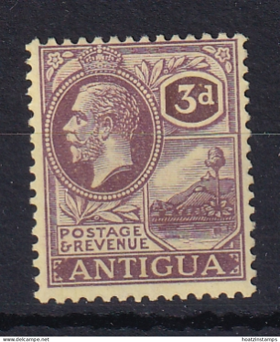 Antigua: 1921/29   KGV    SG74    3d      MH - 1858-1960 Colonia Británica