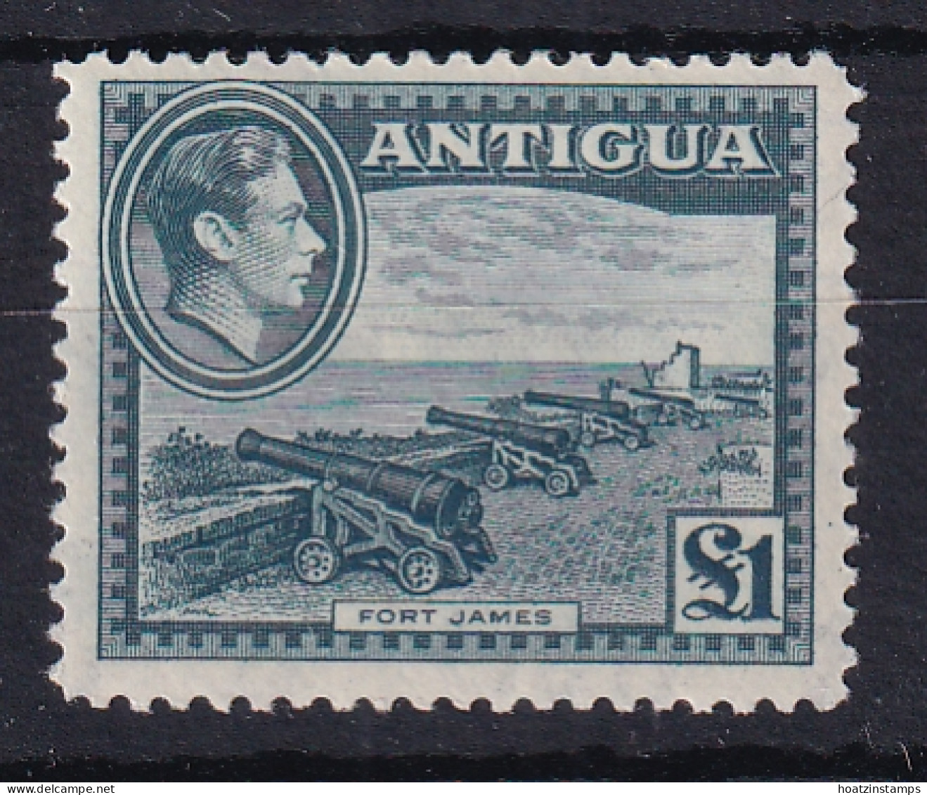 Antigua: 1938/51   KGVI    SG109    £1     MH - 1858-1960 Colonia Britannica