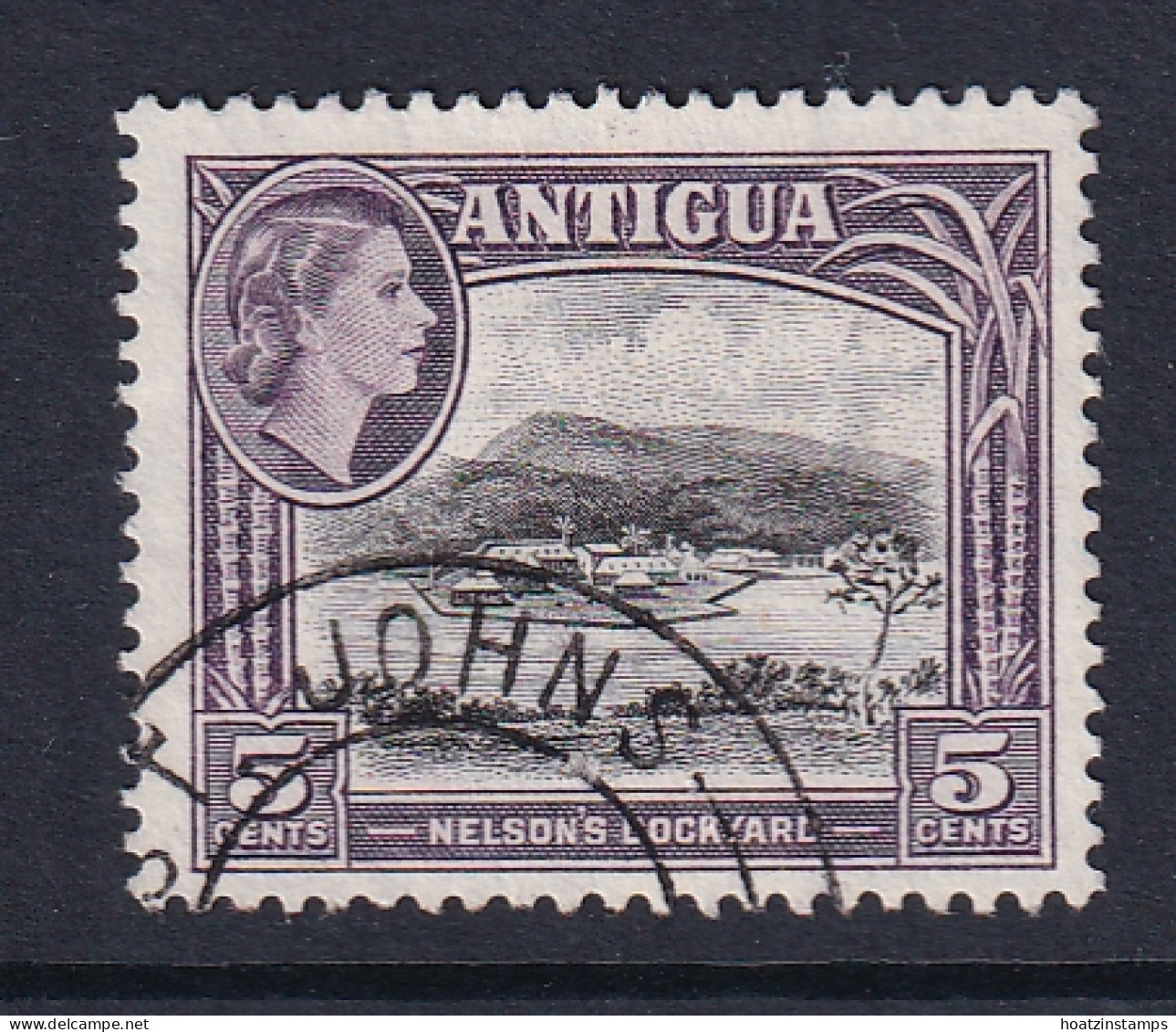 Antigua: 1953/62   QE II - Pictorial     SG125    5c       Used - 1858-1960 Colonie Britannique