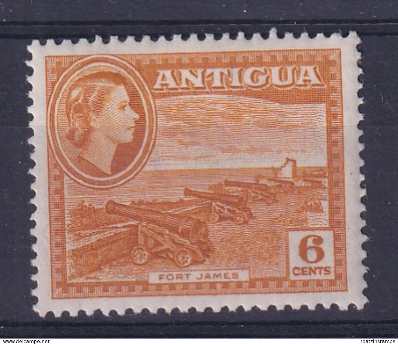 Antigua: 1963/65   QE II - Pictorial     SG155    6c   [Wmk: Block Crown CA]   MH - 1960-1981 Autonomie Interne