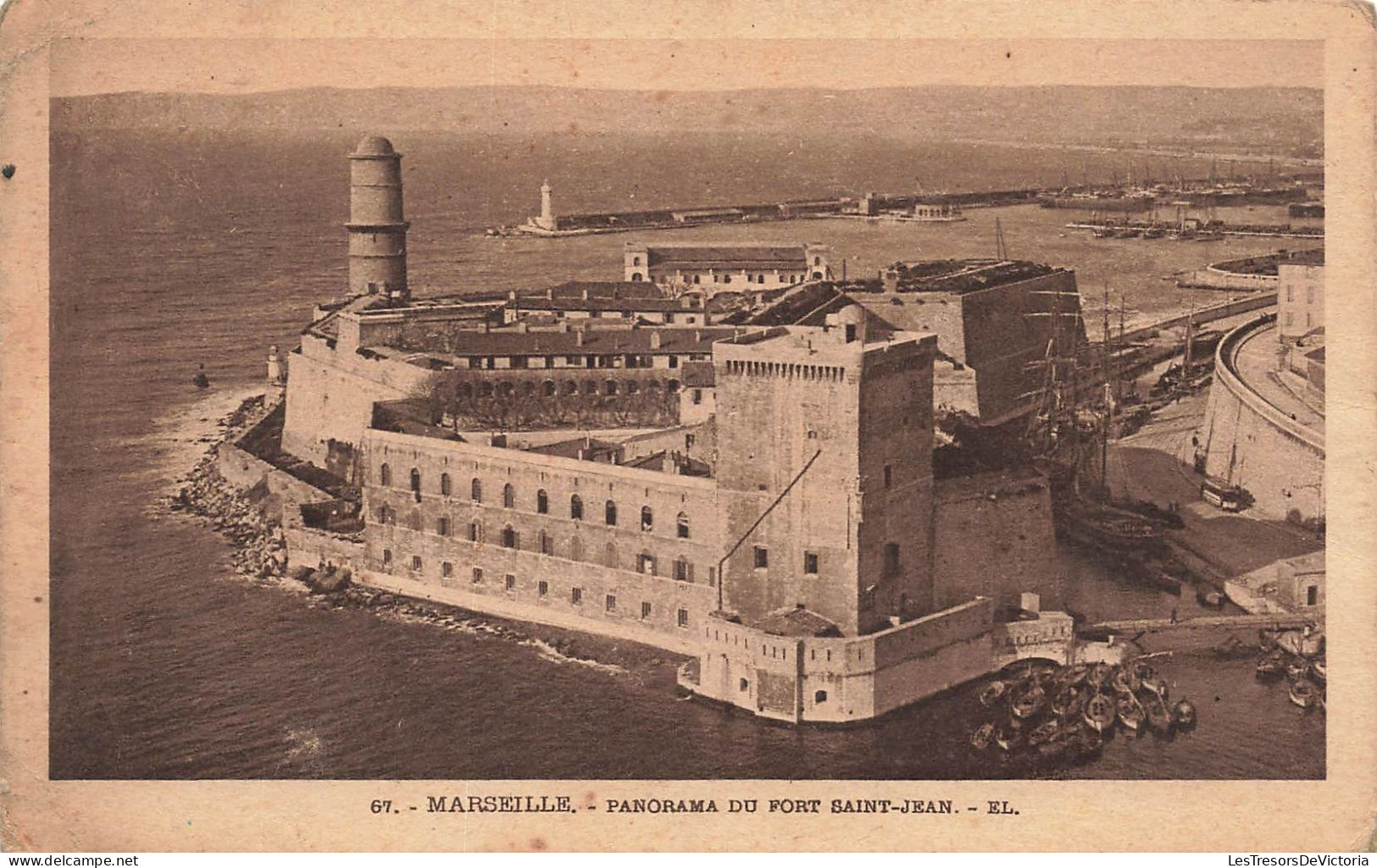 FRANCE - Marseille - Panorama Du Fort Saint Jean - Carte Postale Ancienne - Sin Clasificación