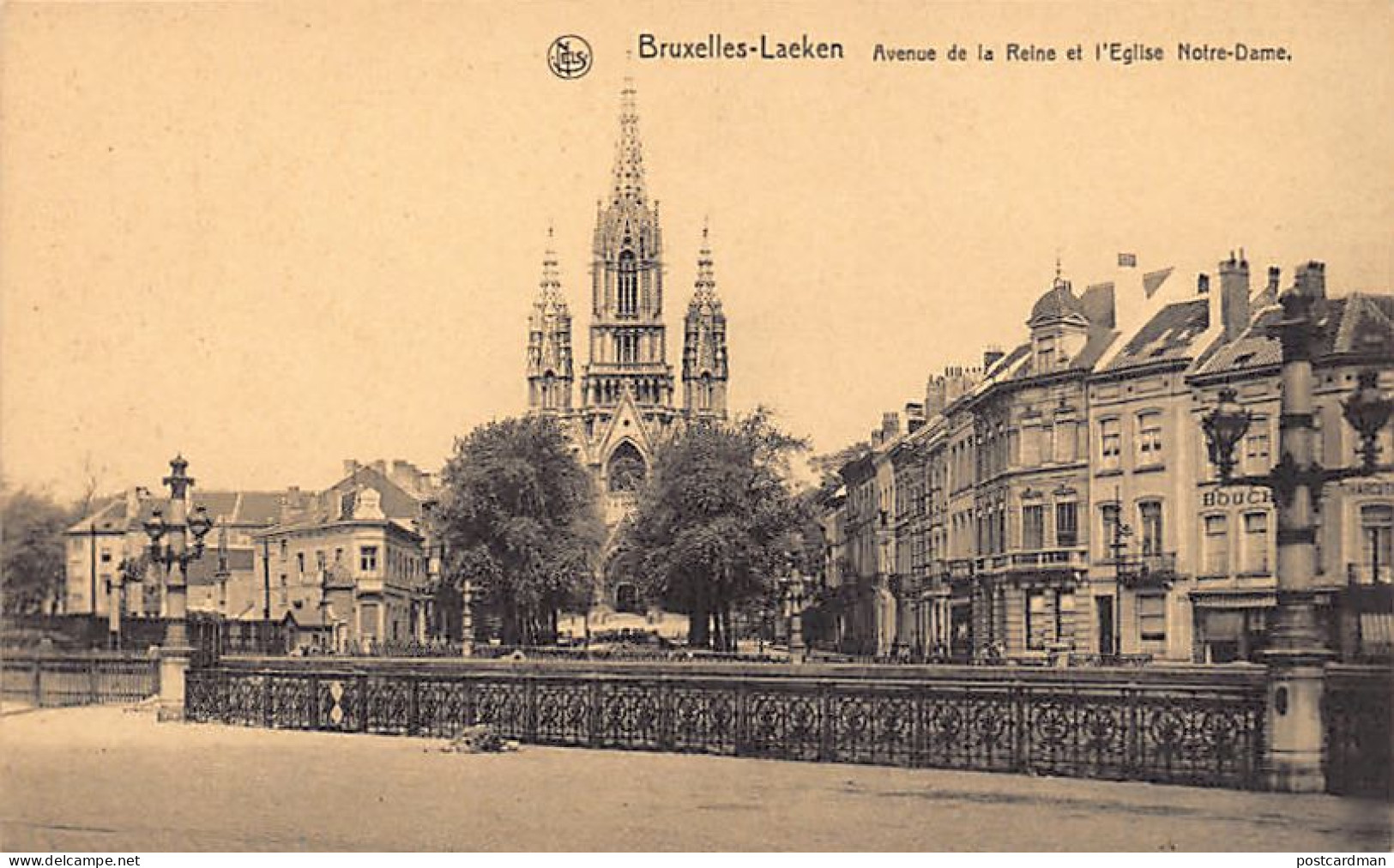 LAEKEN Laken (Bruxelles) Avenue De La Reine Et L'église Notre-Dame - Laeken