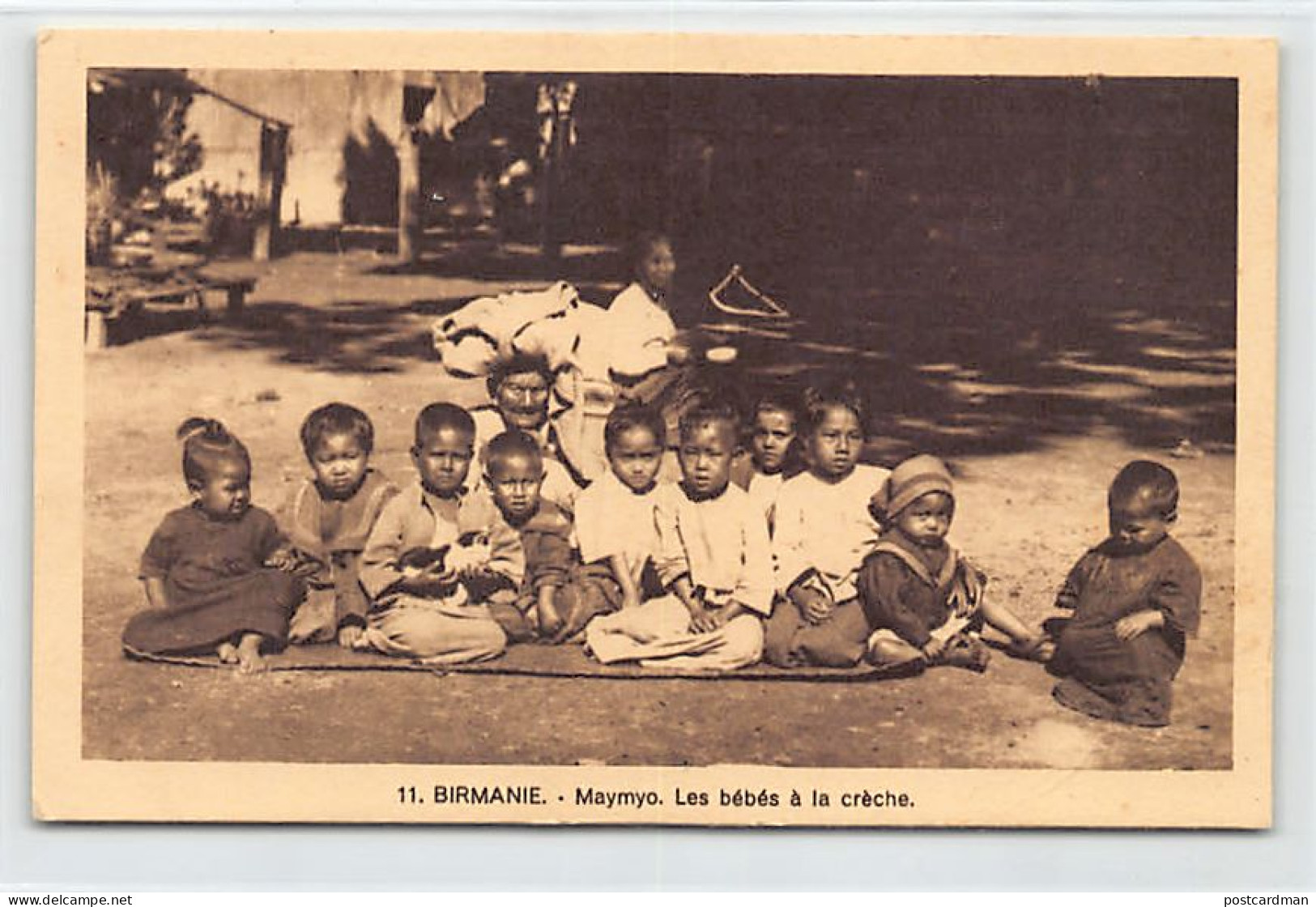 MYANMAR Burma - PYIN OO LWIN Maymyo - Babies At The Nursery - Publ. Sisters Of Saint Joseph Of The Apparition 11 - Myanmar (Burma)