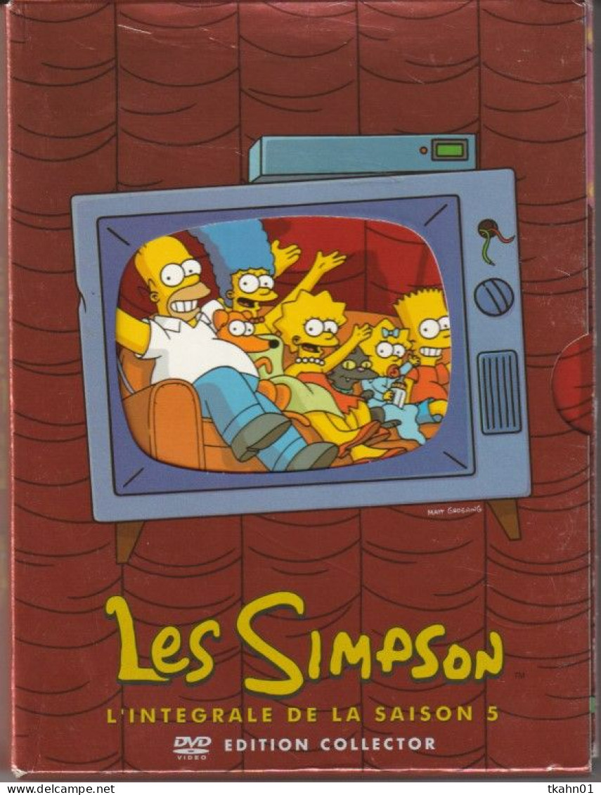 LES SIMPSON  " L'INTEGRALE DE LA SAISON 5 "  COFFRET 4 DVD - Dibujos Animados