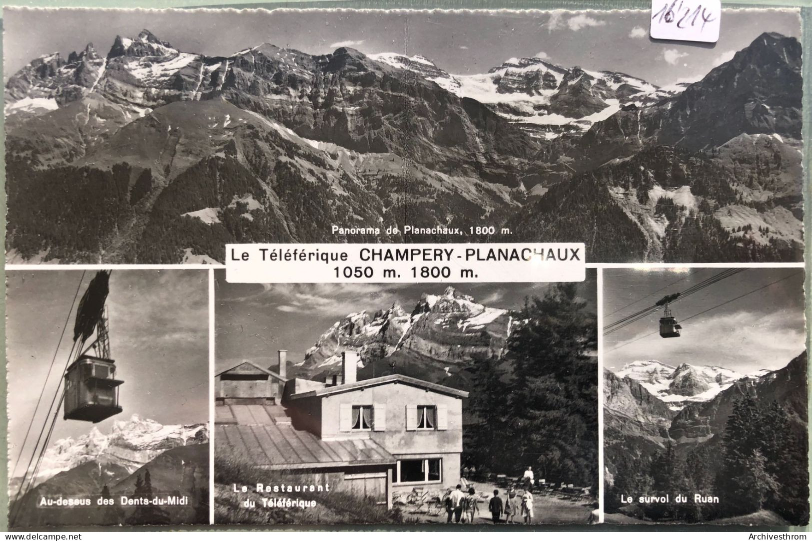 Restaurant Du Téléférique Champéry - Planachaux ; Mme Défago (16'214) - Champéry