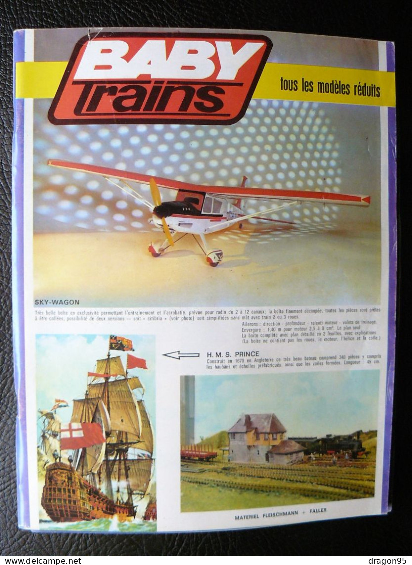 Catalogue Baby Trains : Tous Les Modèles Réduits - 1971 - Avec Tarif Général - Frans