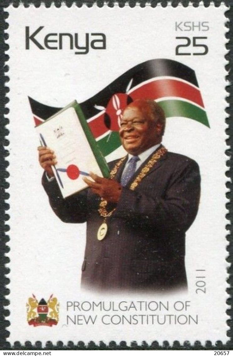 Kenya 2011 Constitution, Drapeau - Francobolli