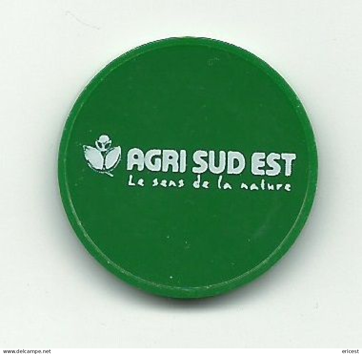 JETON DE CADDIE PLASTIQUE AGRI SUD EST - Jetons De Caddies