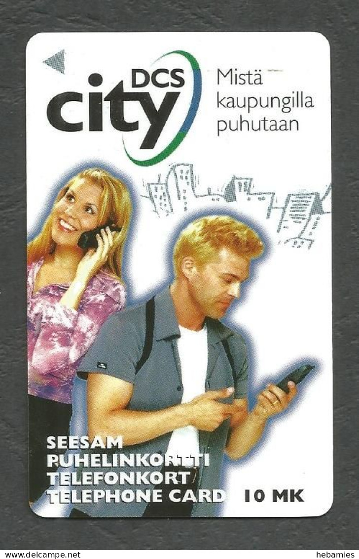 DCS City - 10 FIM  1998  - Magnetic Card - D349 - FINLAND - - Finlande