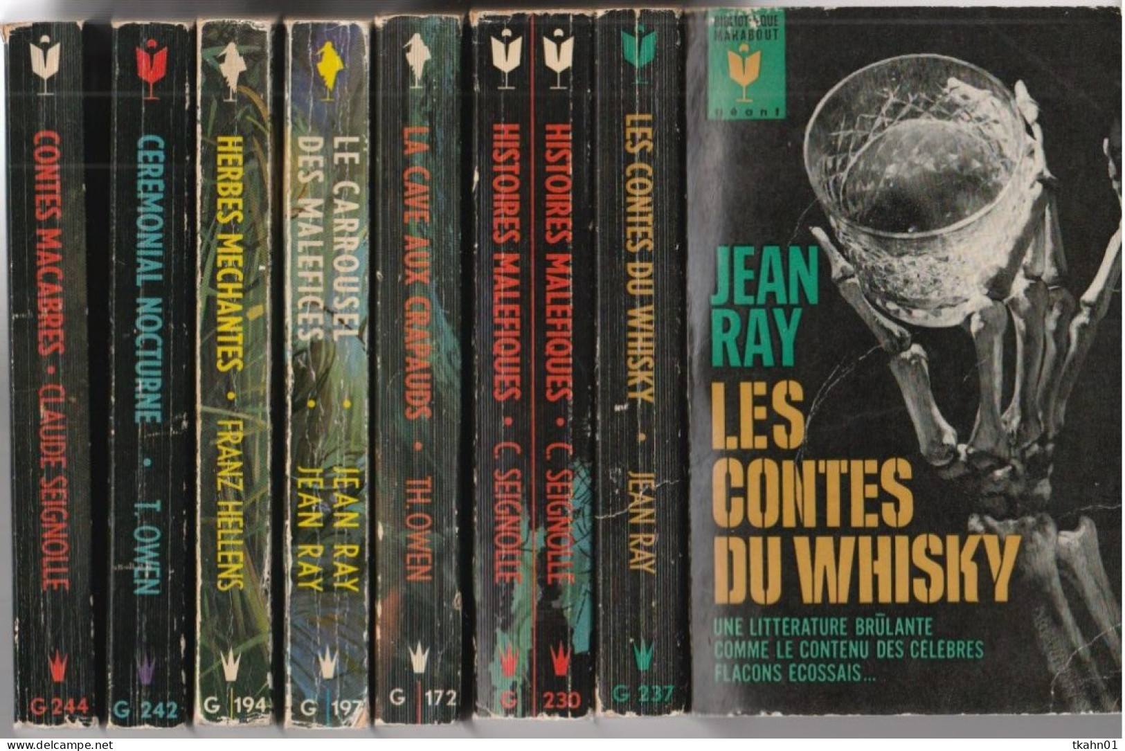 MARABOUT-FANTASTIQUE LOT DE 7 LIVRES - Fantásticos