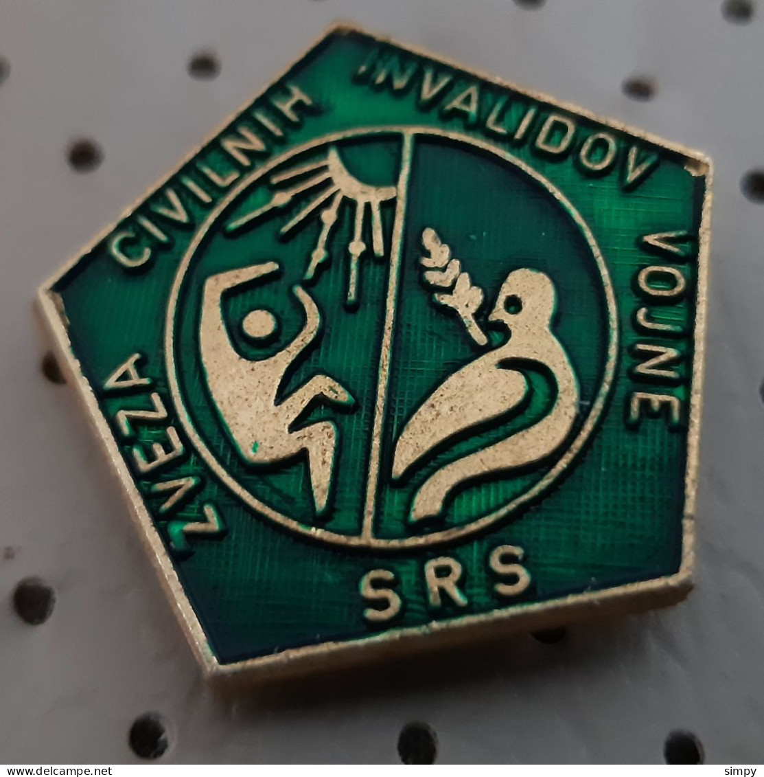 Union Of Civilian Disabled Of The Military Socialist Republic Of Slovenia Ex Yugoslavia Pins - Medical