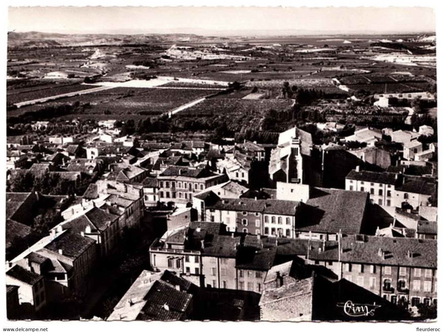 11 - M58087CPM - SIGEAN - Vue Aerienne  - Avenue De Perpignan - Très Bon état - AUDE - Sigean