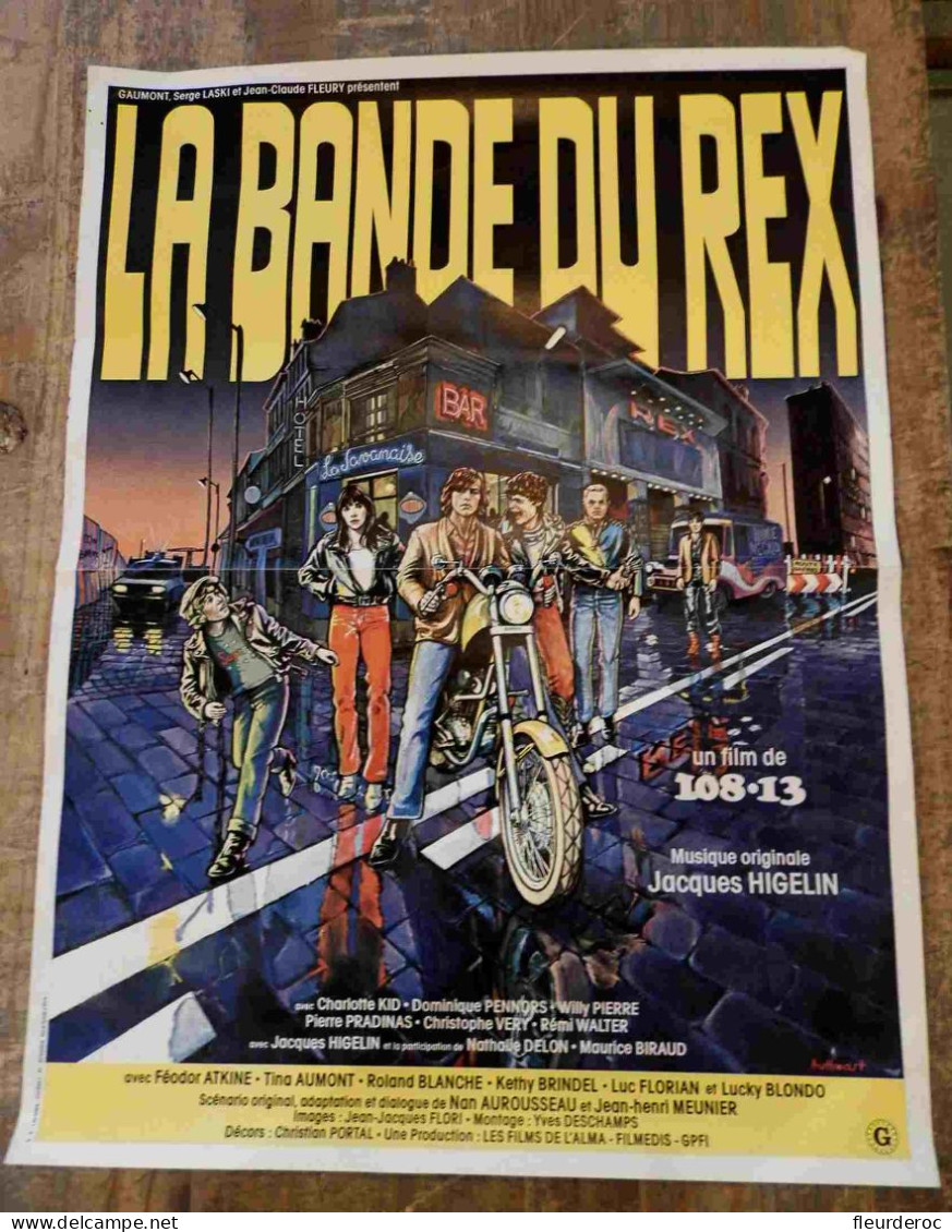 - F58168PAP - LA BANDE DU REX - AFFICHE - Film Francais 1980 - Réal J.-H. MEUNIER - Act. F. ATKINE Et T. AUMONT - Très - Affiches