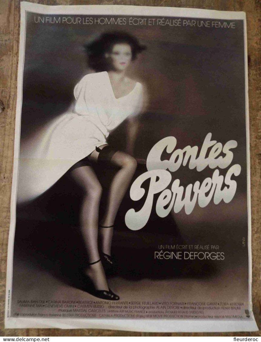 - F58175PAP - CONTES PERVERS - AFFICHE - Film Francais 1980 - Réal. R. DEFORGES - Très Bon état - AFFICHES - Affiches