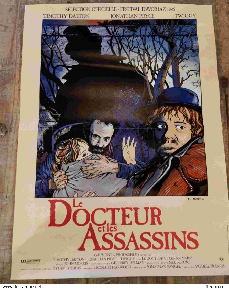 - F58172PAP - LE DOCTEUR ET LES ASSASINS - AFFICHE - Film Américain 1985 - Réal. F. FRANCIS - Act. T. DALTON Et J. PRYC - Affiches