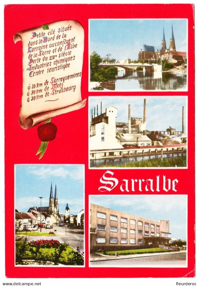 57 - M58740CPM - SARRALBE - VUES MULTIPLES - Bon état - MOSELLE - Sarralbe