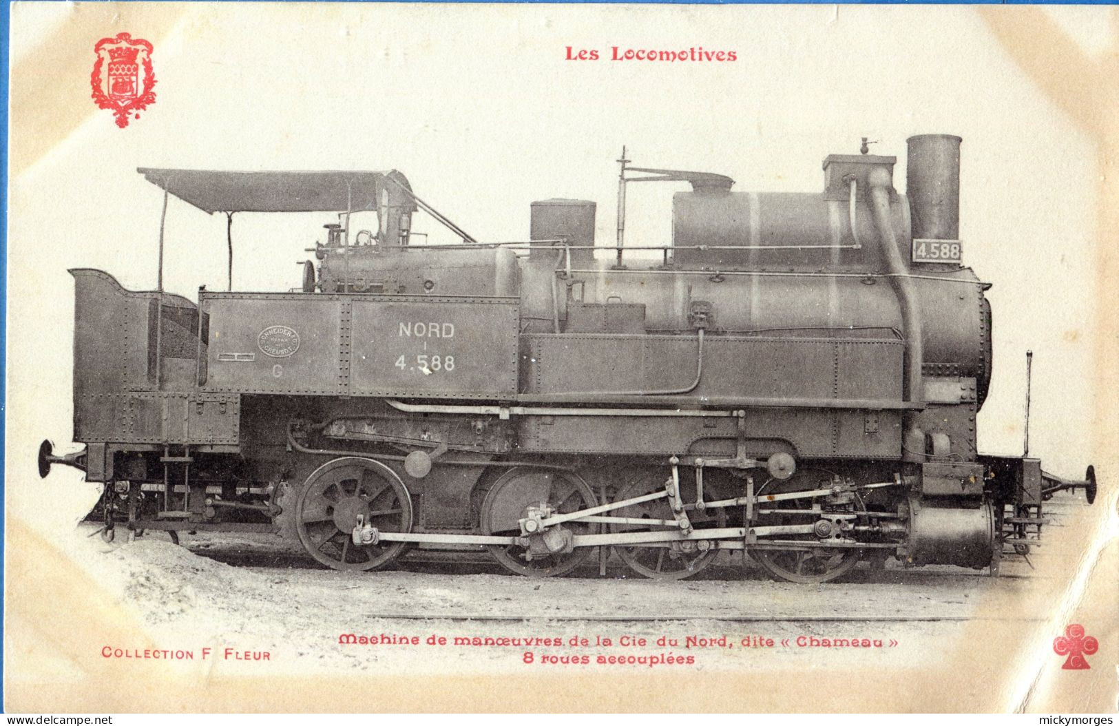 F.F   Machine De Manoeuvre  4588 - Stazioni Senza Treni