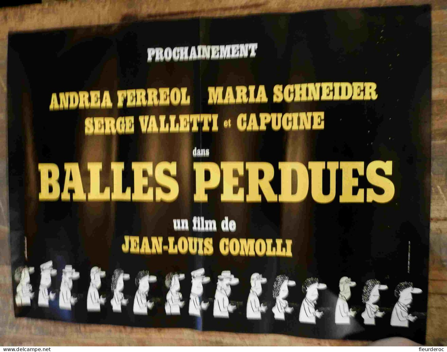 - F58163PAP - LES BALLES PERDUES - AFFICHE - Film Francais 1982 - Réal. J.-L. COMOLLI - Act. A. FERREOL Et Maria SCHNEI - Affiches