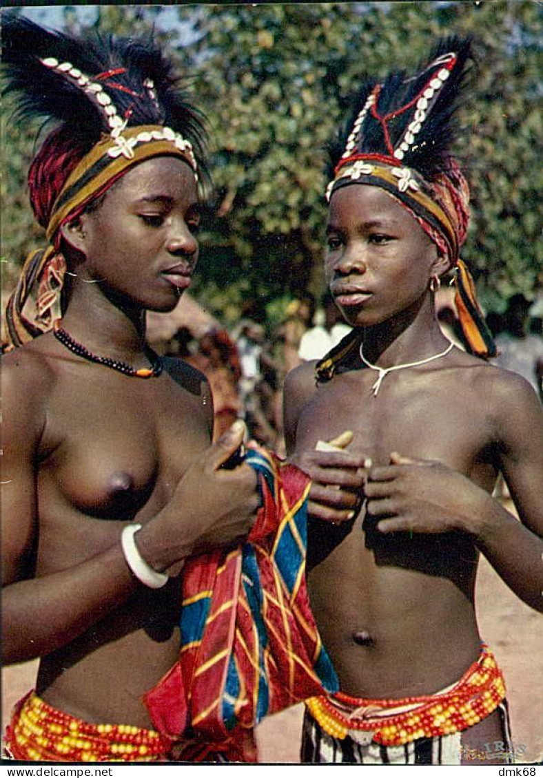 AFRICA - HALF NAKED / NUDE / NU AFRICAN BALLERINAS - 1970s (12379) - Afrique