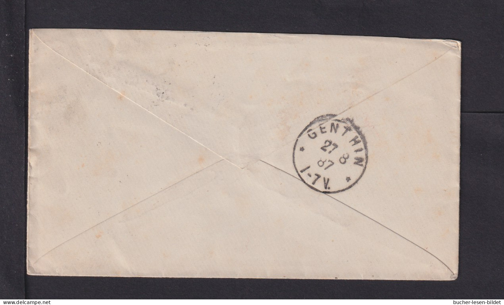 1887 - 2 P. Und 6 P. Auf Brief Ab Auckland Nach Magdeburg - Covers & Documents