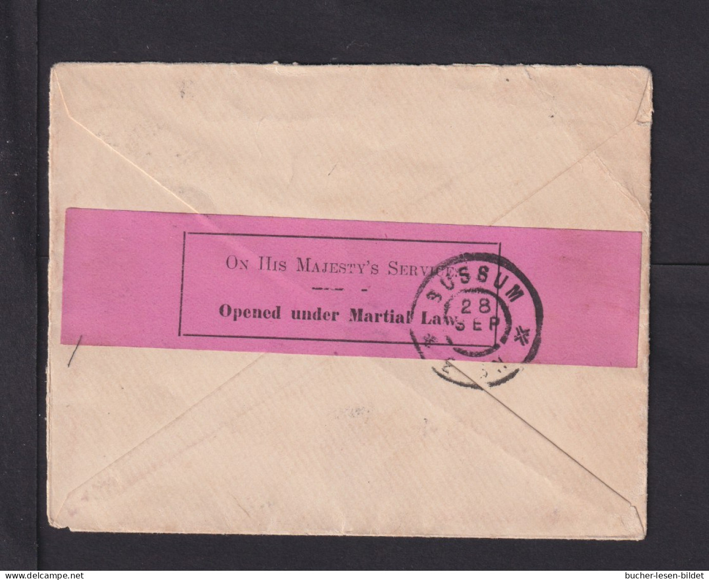 1901 - 1 P. Paar Auf Brief Mit Feldpoststempel Nach Holland - Mit 1/2 P Nachfrankiert Und In London Entwertet - Zensur - Natal (1857-1909)