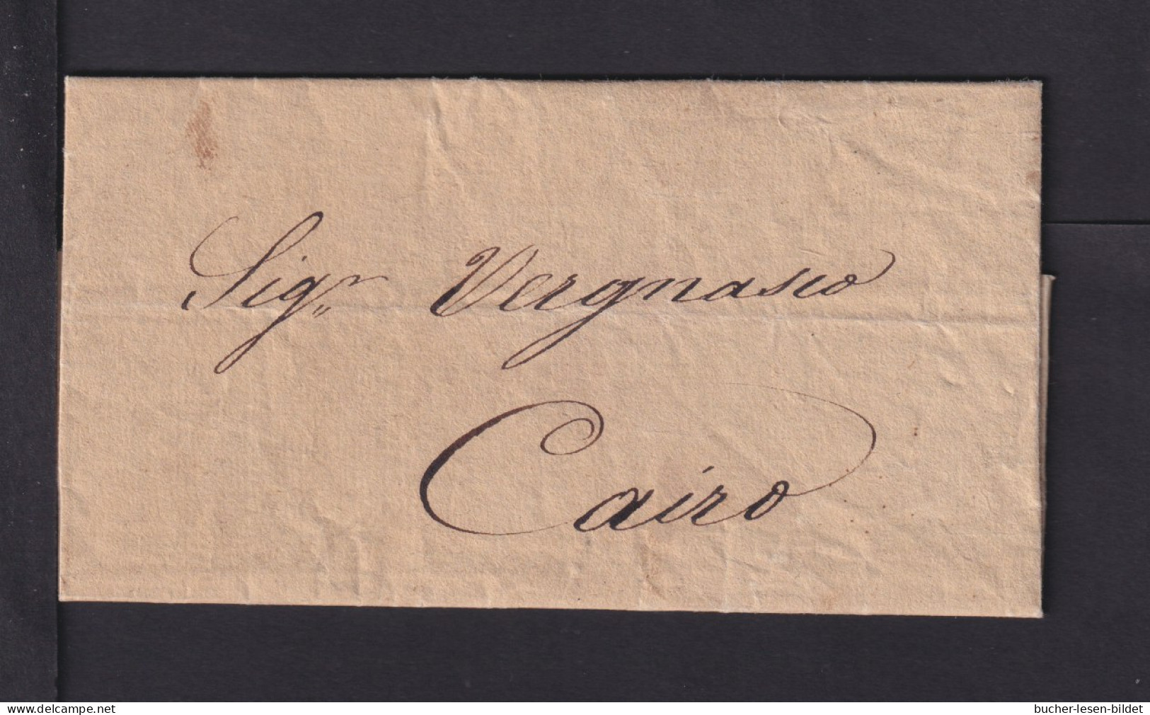 1837 - Brief Aus Alessandria Nach Cairo - Prephilately