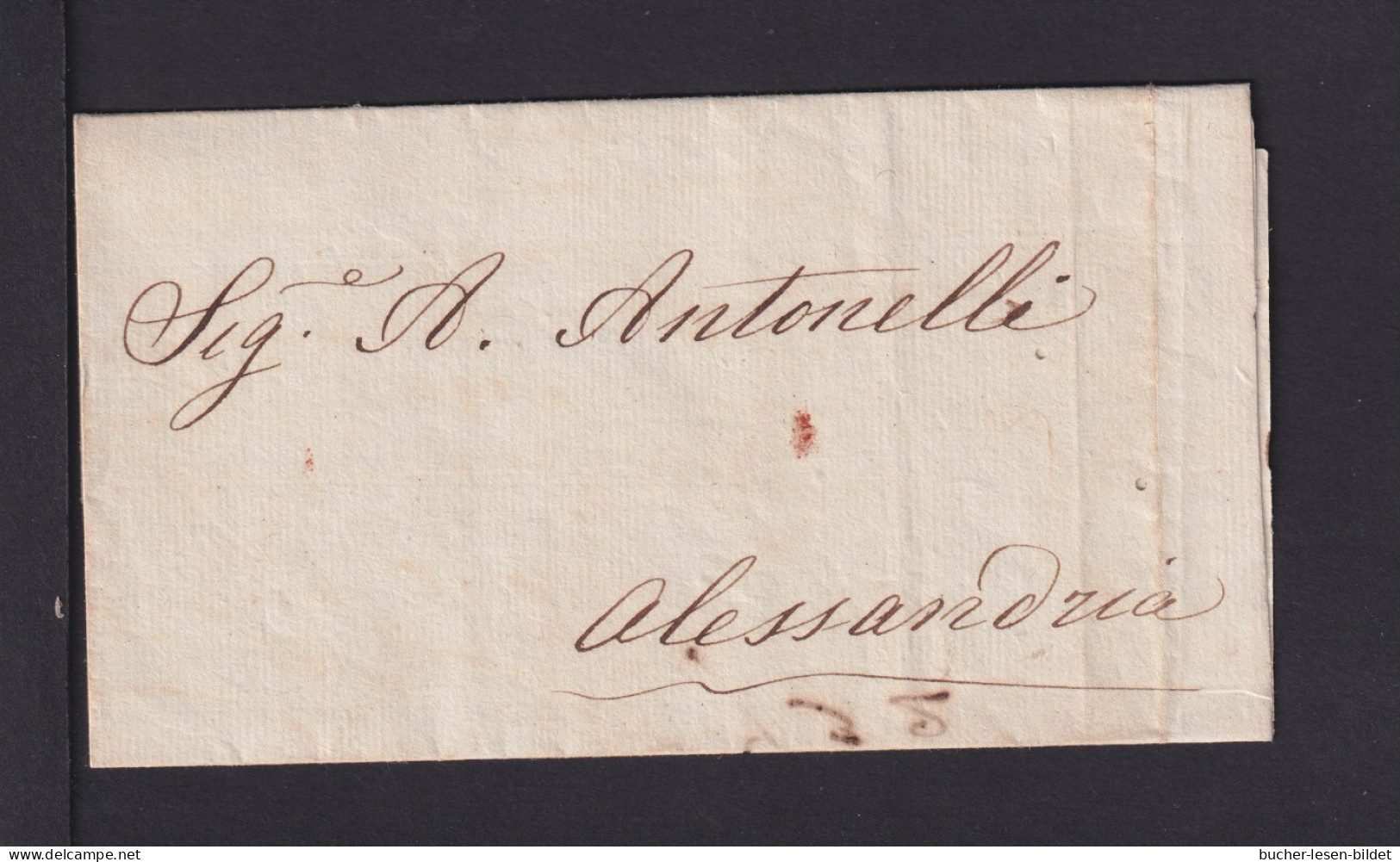 1833 - Brief Aus Cairo Nach Allesandria - Préphilatélie