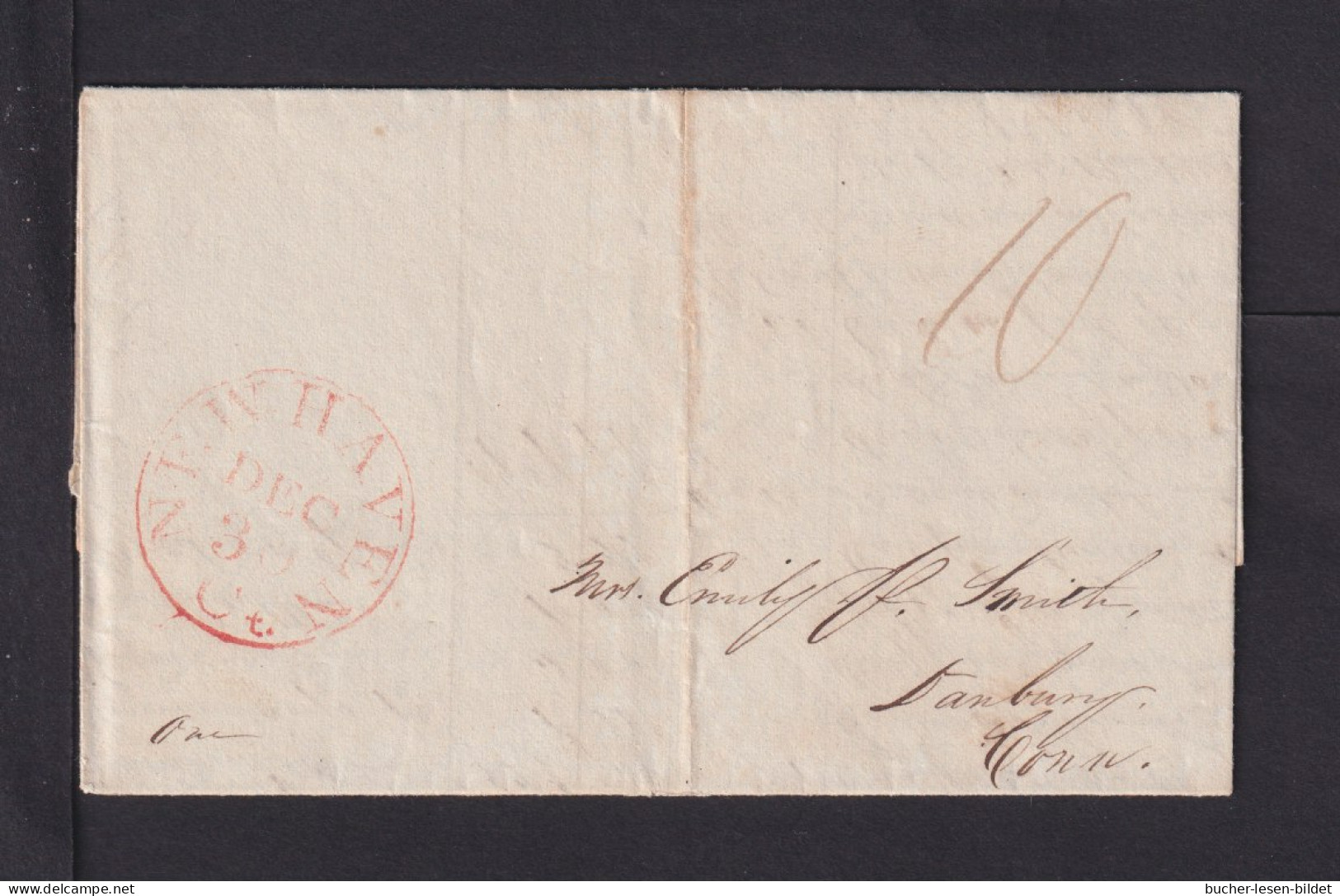 1839 - Brief Ab NEW HAVEN Nach Conn. - …-1845 Prephilately