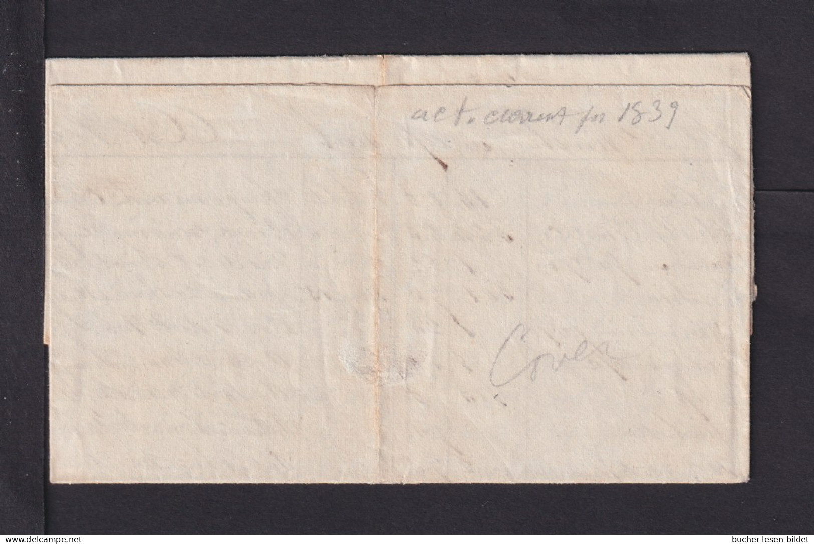 1839 - Brief Ab NEW HAVEN Nach Conn. - …-1845 Vorphilatelie