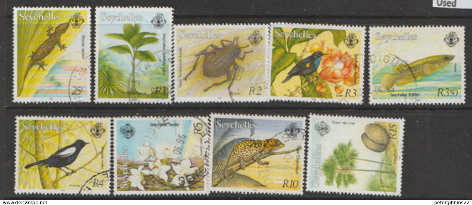 Seychelles 1993  Fauna And  Flora   Fine Used - Seychelles (1976-...)