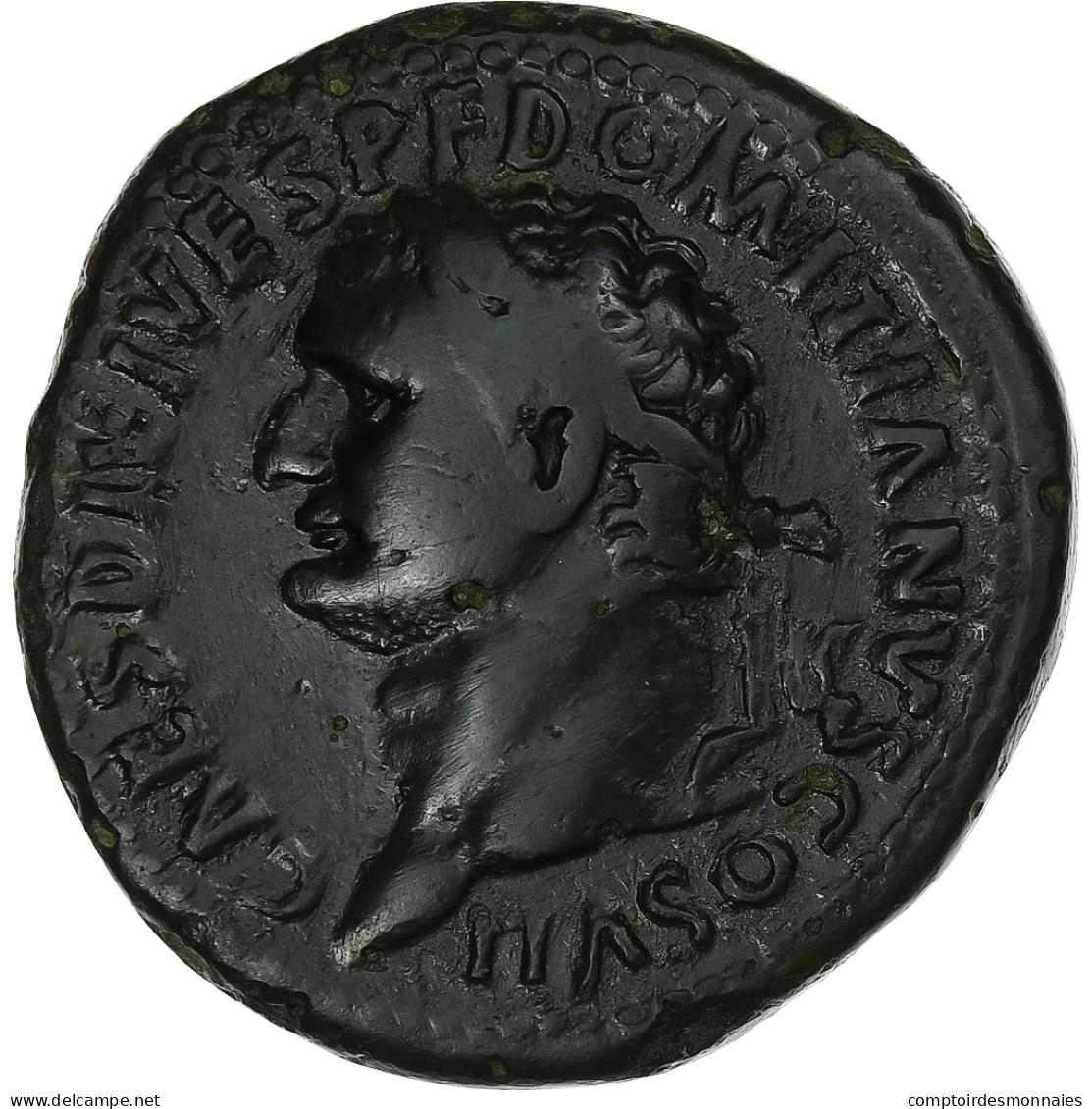 Domitien, As, 80-81, Rome, Bronze, TTB, RIC:336 - La Dinastia Flavia (69 / 96)