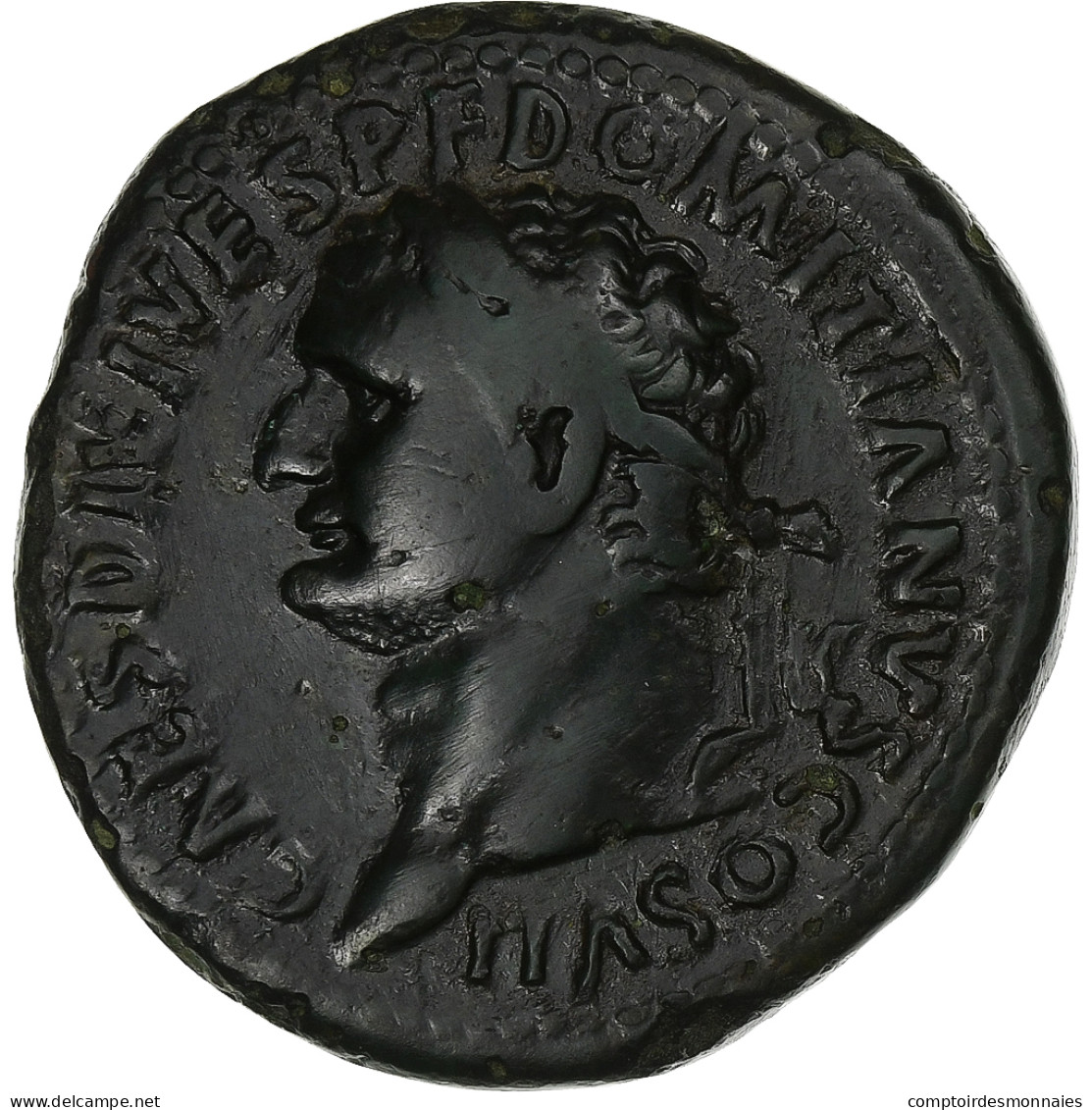 Domitien, As, 80-81, Rome, Bronze, TTB, RIC:336 - Die Flavische Dynastie (69 / 96)