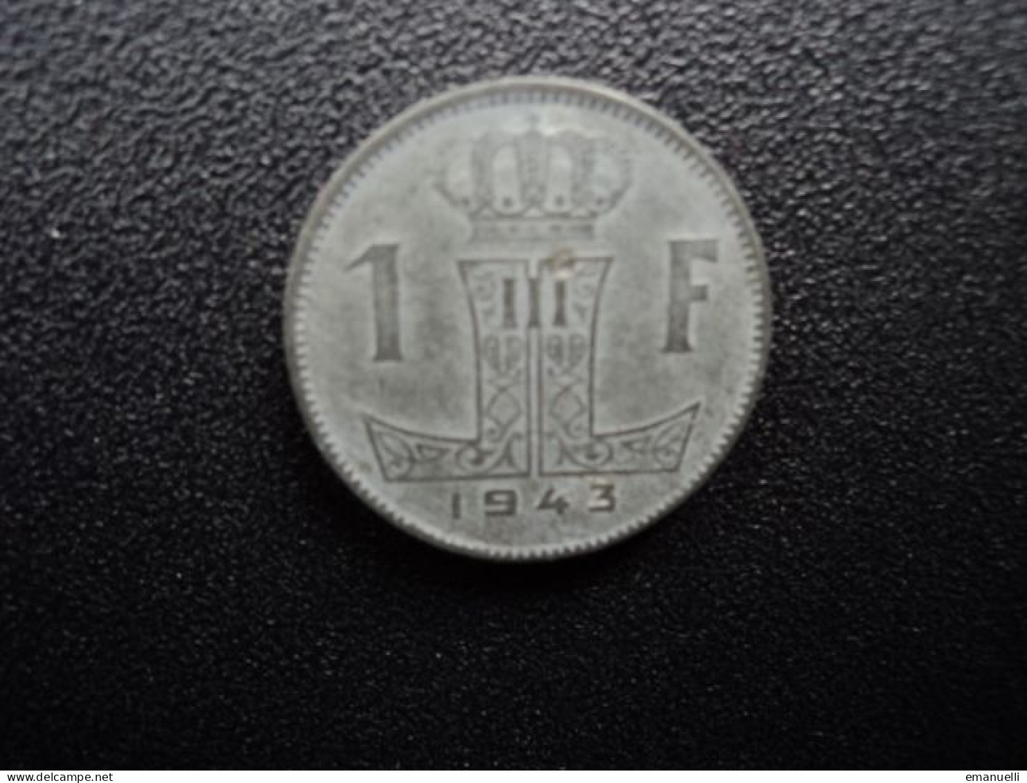 BELGIQUE : 1 FRANK  1943   KM 128   TTB - 1 Franc