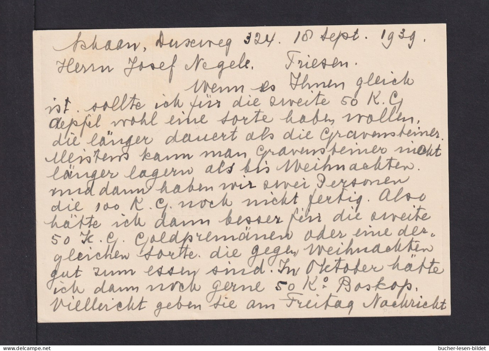 10 Rp. Ganzsache (P 17) Ab Schaan Nach Triesen - Storia Postale