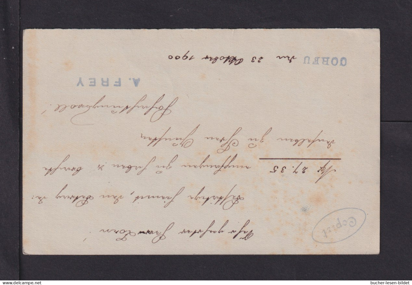 10 L. Frage-Ganzsache (P 19F) Ab CORFU Nach Memmingen - Lettres & Documents