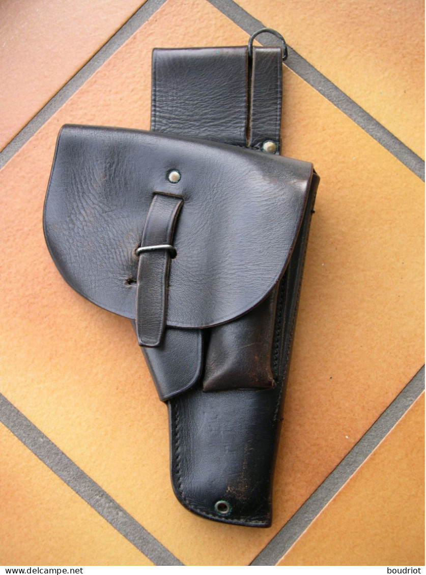 - Holster Pour G T M 2 1948,Version Noir Gendarmerie. - Equipement