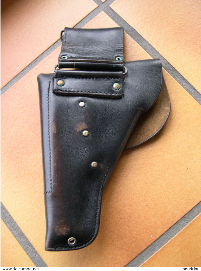 - Holster Pour G T M 2 1948,Version Noir Gendarmerie. - Equipement