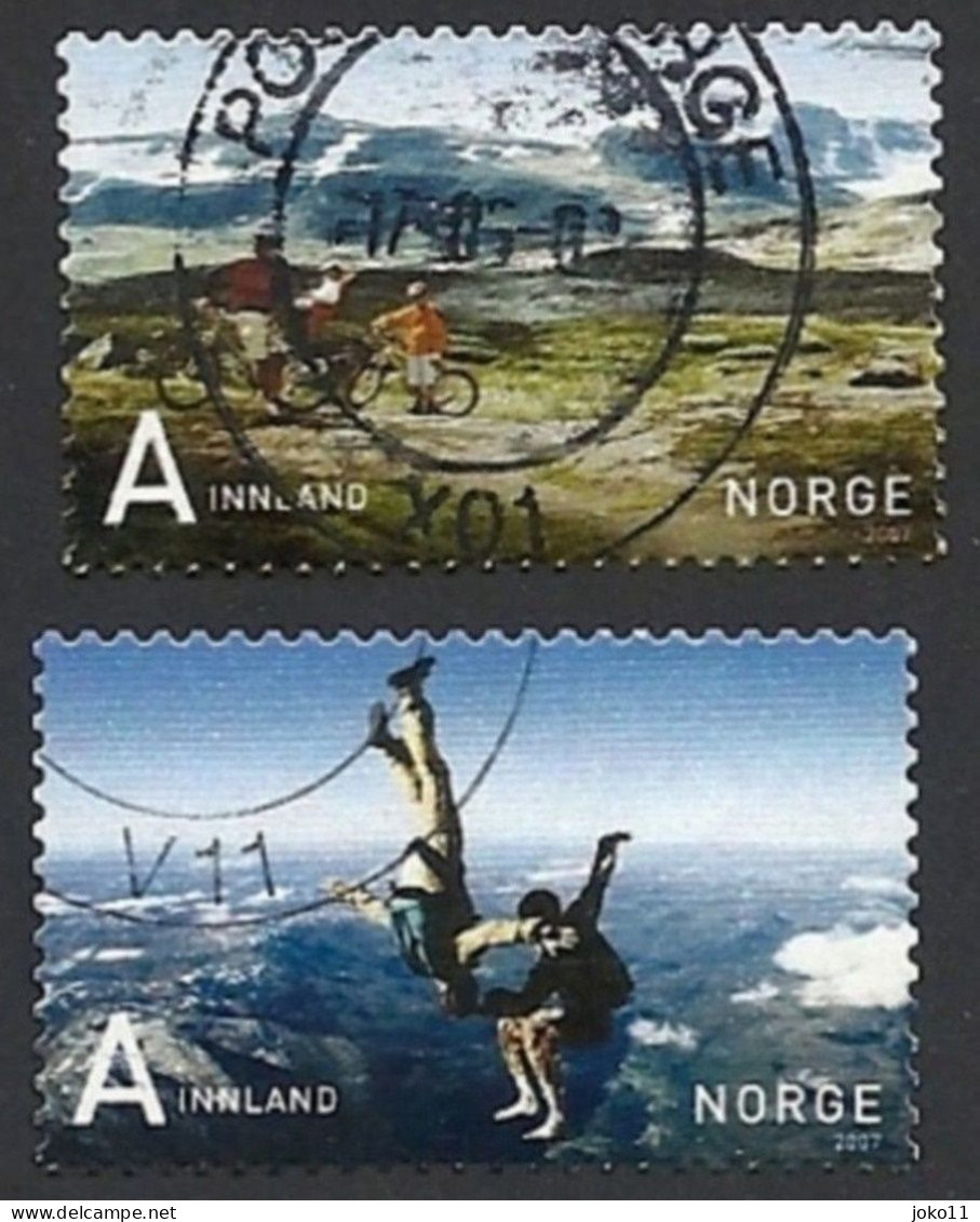 Norwegen, 2007, Mi.-Nr. 1610-1611, Gestempelt - Gebraucht