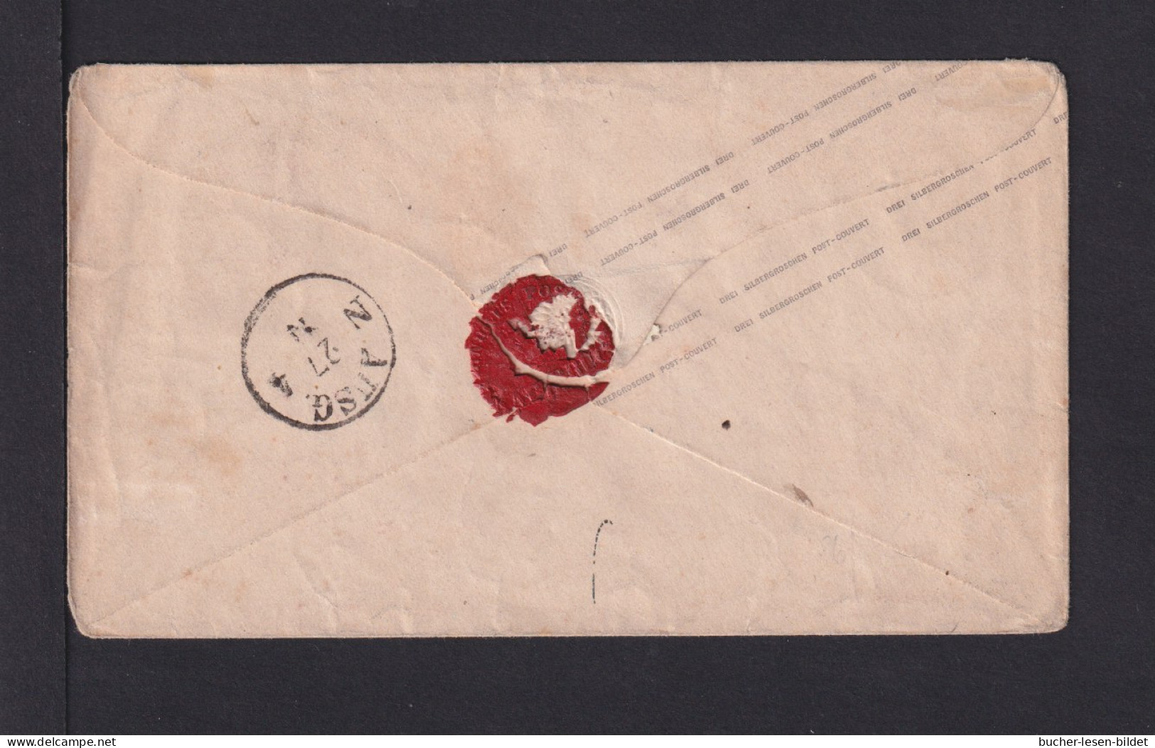 3 Sgr. Ganzsache Mit 2 Sgr. Zufrankiert Als Einschreiben Ab SAARBRÜCK Nach Halle - Postal  Stationery