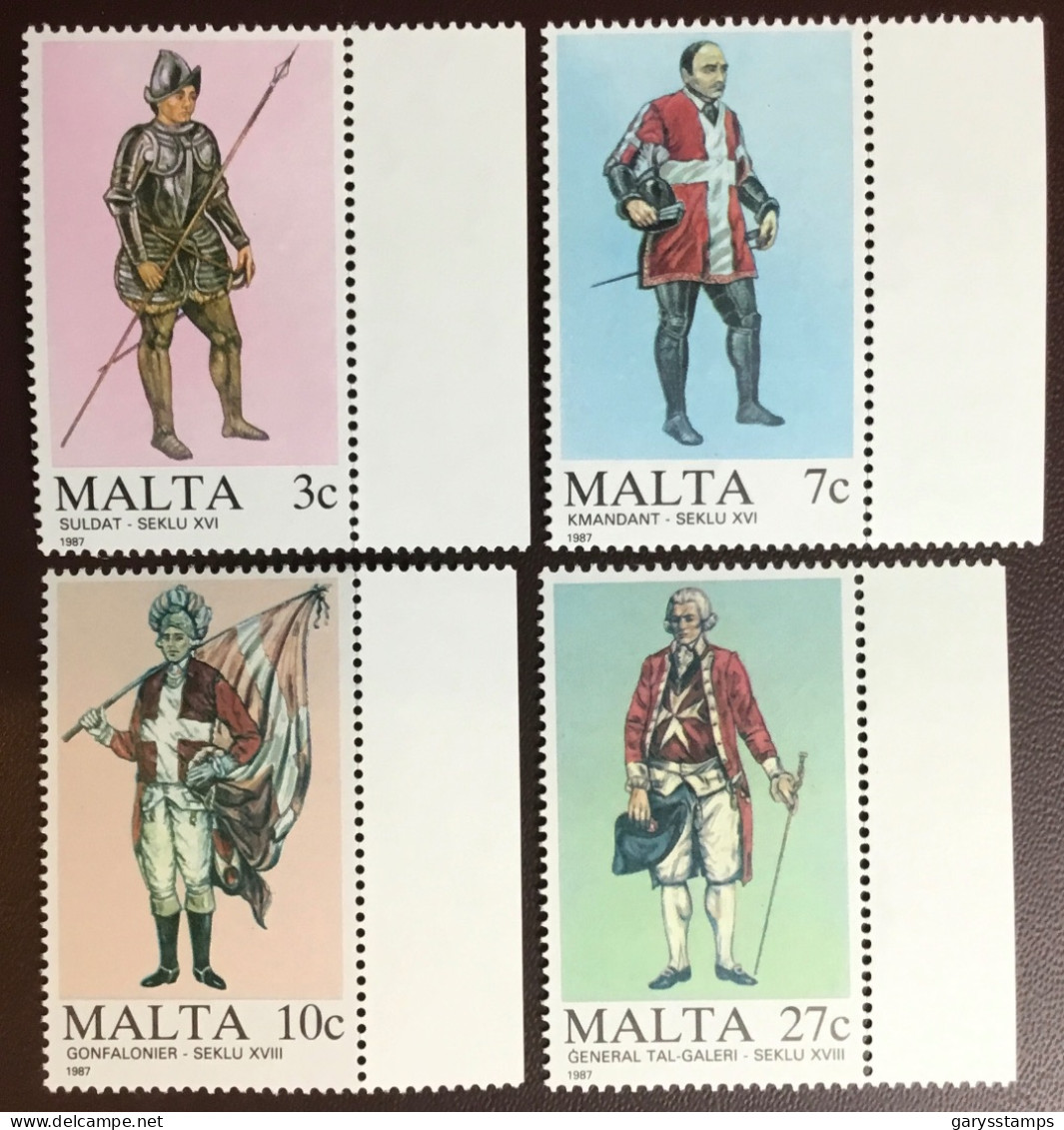 Malta 1987 Military Uniforms MNH - Malta