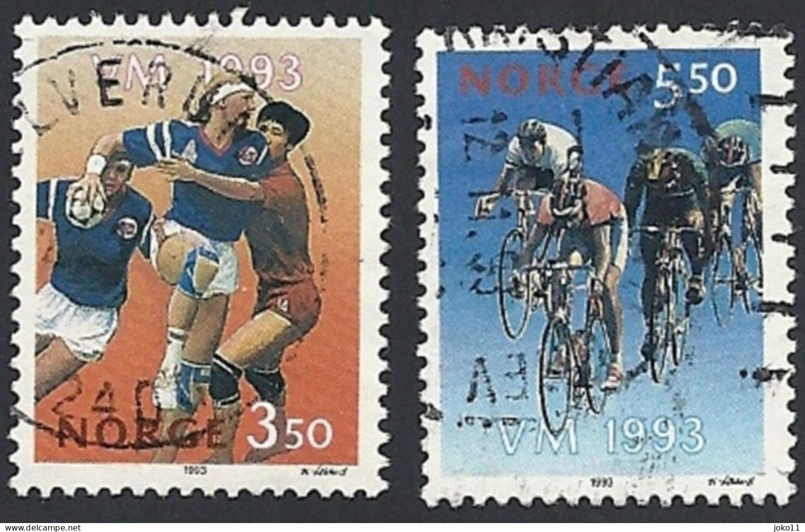 Norwegen, 1993, Mi.-Nr. 1129-1130, Gestempelt - Used Stamps