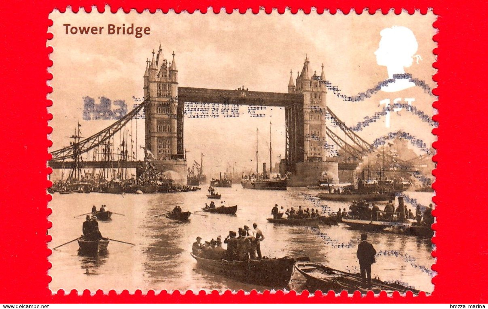 INGHILTERRA - GB - GRAN BRETAGNA - Usato - 2002 - Ponti Di Londra - Tower Bridge - 1st (27 P) - Used Stamps