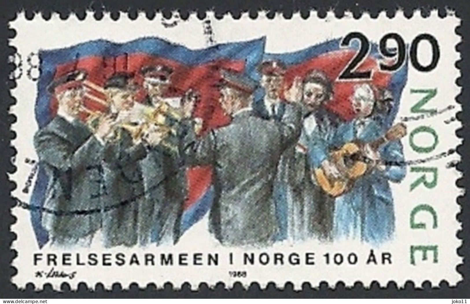 Norwegen, 1988, Mi.-Nr. 988, Gestempelt - Oblitérés